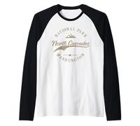 North Cascades National Park | Washington Camiseta Manga Raglan