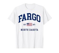 North Dakota Fargo Hometown Fargo North Dakota Retro Camiseta Camiseta