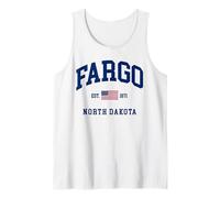 North Dakota Fargo Hometown Fargo North Dakota Retro Camiseta Camiseta sin Mangas