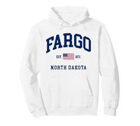 North Dakota Fargo Hometown Fargo North Dakota Retro Camiseta Sudadera con Capucha