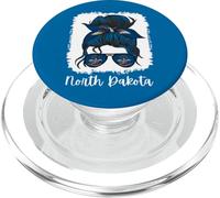 North Dakota Girl USA North Dakota Mom Womens PopSockets PopGrip para MagSafe