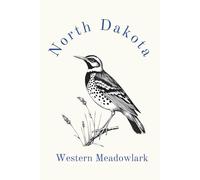 North Dakota State Bird, Western Meadowlark (Sturnella neglecta) Notebook, Journal for Men, Women, Young Adults, Teens, Kids, Gift for Bird Watchers, ... 120 White Lined Pages, 6"x9", Eco-Friendly