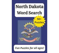 North Dakota Word Search Puzzle Book: 50+ Fun Puzzles