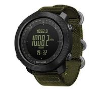 North Edge Apache - Relojes tácticos digitales para hombre, supervivencia al aire libre, brújula militar, rastreador de pasos, podómetro