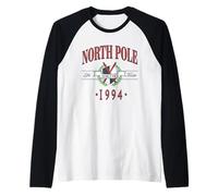 North Pole Ski Team 1994 Christmas Camiseta Manga Raglan