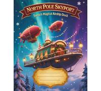 North Pole Skyport: Santa’s Magical Airship Dock - Composition Book (part of the Gabmabo Christmas Collection)