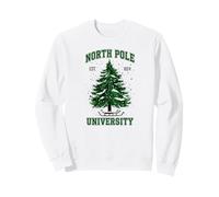 North Pole University Christmas Tees Decor and More Sudadera