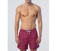 North Sails Bañador de hombre 40 cm estampado. Rojo 2XL