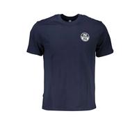 North Sails - Blu Cotton T-Shirt - Tops - Hombre - Azul - S -