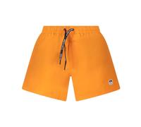 North Sails - Boxer de Baño de Algodón Naranja con Detalles Oceánicos - Swimwear - Hombre - Naranja - S -