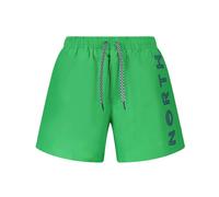 North Sails - Boxer de baño de algodón verde con estampado de océano - Swimwear - Hombre - Verde - S -