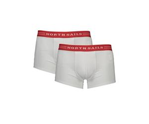 North Sails - Boxer Parigamba BI Pack - Underwear - Hombre - Blanco - S -
