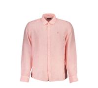 North Sails - Camisa a rayas con cuello francés - Shirts - Hombre - Rosa - M -