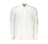 North Sails Camisa blanca de algodón para hombre, Blanco, X-Large
