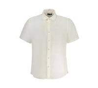 North Sails - Camisa de Lino de Manga Corta - Shirts - Hombre - Blanco - S -