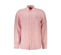 North Sails - Camisa de Lino Rayada - Shirts - Hombre - Rojo - S -