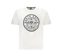 North Sails- Camiseta de algodón- Tops- Hombre- Blanco- XL- Camiseta de algodón