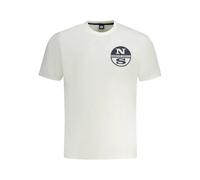 North Sails - Camiseta de Cuello Redondo - Tops - Hombre - Blanco - S -