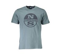 North Sails - Camiseta de lujo verde con logo - Tops - Hombre - Verde - L -