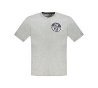 North Sails - Camiseta NS Classic Manga Corta Cuello Redondo - Tops - Hombre - Gris - 3XL -