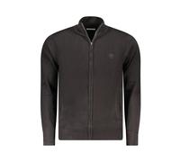 North Sails - Cárdigan de Nylon Negro con Bordado - Knitwear - Hombre - Negro - XL -
