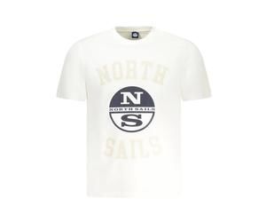North Sails - Cotton T-Shirt - Tops - Hombre - Blanco - M -