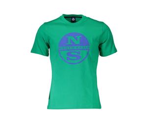 North Sails - Cotton T-Shirt - Tops - Hombre - Verde - M -
