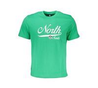 North Sails - Green Cotton T-Shirt - Tops - Hombre - Verde - 2XL -