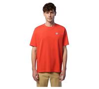 North Sails Hombre Camiseta de Jersey de Algodón con Mangas Cortas - Ajuste Regular, Pimentón, 3XL