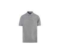 North Sails Hombre Polo de Piqué de Algodón con Mangas Cortas - Ajuste Regular, Grey Melange, M