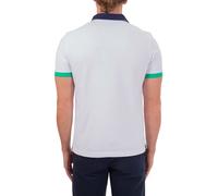 North Sails Polo de corte regular para hombre con detalles colorblock