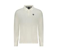 North Sails - Polo de Algodón Blanco de Manga Larga - Tops - Hombre - Blanco - L -