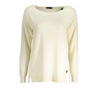 North Sails - Pullover de Viscosa Ecológico con Logo - Knitwear - Mujer - Blanco - M -