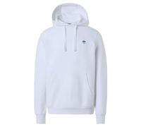 NORTH SAILS Sudadera con capucha para hombre con mini logotipo y bolsillo tipo canguro, Marshmallow., M