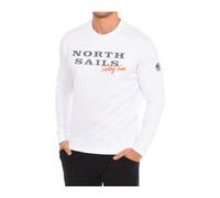 North Sails - Sudadera con cuello redondo acanalado - Sweatshirts & Hoodies - Hombre - Blanco - L -
