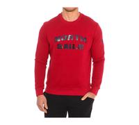 North Sails - Sudadera Cuello Redondo Acanalado - Sweatshirts & Hoodies - Hombre - Rojo - L -