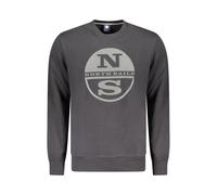 North Sails - Sudadera de Felpa con Cuello Redondo - Sweatshirts & Hoodies - Hombre - Negro - XL -