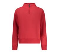 North Sails - Sudadera de Invierno con Forro Polar y Media Cremallera - Sweatshirts & Hoodies - Mujer - Rojo - L -