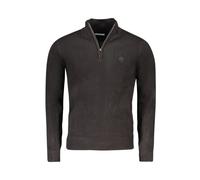 North Sails - Sudadera de Nylon Negra con Media Cremallera - Knitwear - Hombre - Negro - S -