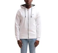 NORTH SAILS - Sudadera Hombre con Capucha y Cremallera, Color blanco., XL