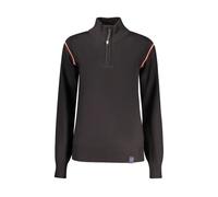 North Sails - Suéter de Manga Larga con Media Cremallera - Sport - Mujer - Negro - S -