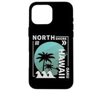 North Shore Beach Oahu Hawaii Minimalista Surfista Carcasa para iPhone 16 Pro MAX