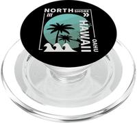 North Shore Beach Oahu Hawaii Minimalista Surfista PopSockets PopGrip para MagSafe