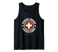 North Shore Hawaii Beach Patrol - Diseño de Surf al Atardecer Camiseta sin Mangas