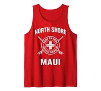 North Shore MAUI Hawaii - Patrulla de Surf y Rescate en la Playa Camiseta sin Mangas