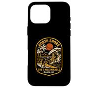 North Shore Surfing The 7 Mile Miracle Vintage Beach Li para Hombre Carcasa para iPhone 16 Pro MAX