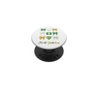 North Yorkshire Coquette Bow Chicas PopSockets PopGrip Adhesivo
