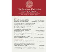 Northeastern University Law Journal: Vol. 4, No. 1 Spring 2012