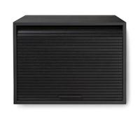 Northern Aparador con puerta de persiana Hifive Roble pintado de negro
