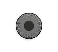 Northern Aplique de pared LED Glint, negro mate, acero, Ø 25 cm True